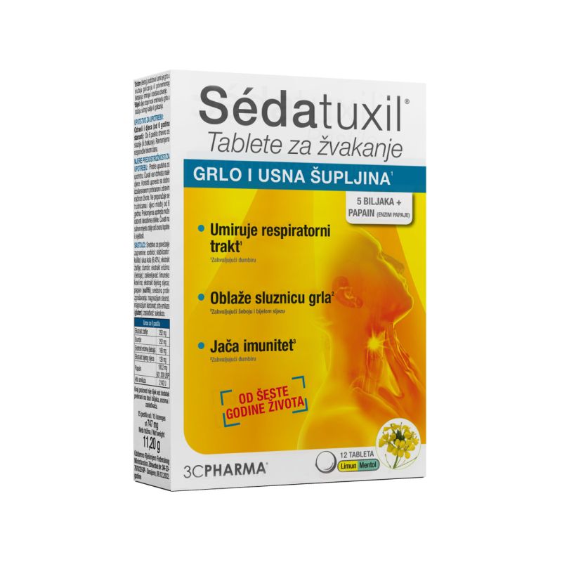 Sedatuxil tablete za žvakanje